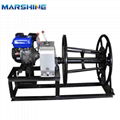 5 Ton 30 Kn Belt Drive Recovery Wire Take-up Machine