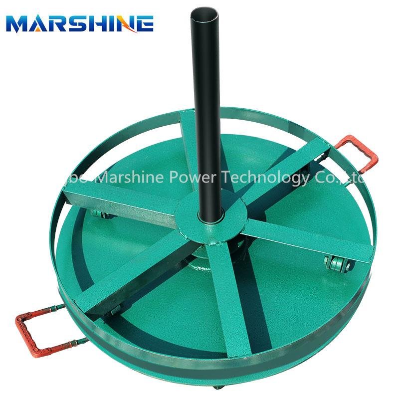 1000mm Diameter Underground Cable Tools Rotate Steel Plate Stand Upright Payout