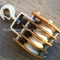 Transmission Line Aluminum Alloy Pulley Hoisting Block 3