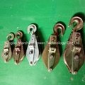 Cable Pulling Pulley Casting Steel Wheel Sheave Hook Type Hoisting Lifting Block 4