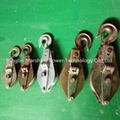 Cable Pulling Pulley Casting Steel Wheel Sheave Hook Type Hoisting Lifting Block