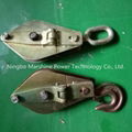 Cable Pulling Pulley Casting Steel Wheel Sheave Hook Type Hoisting Lifting Block 5