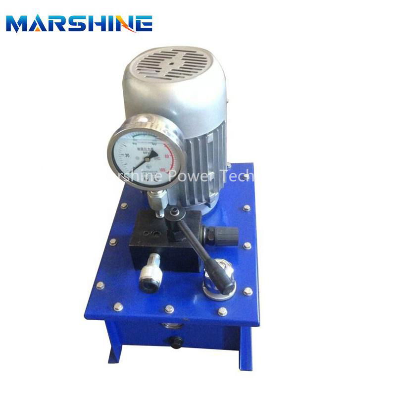 Electric Driven Hydraulic Pump Double Acting Solenoid Valve Pedal Switch 70 Mpa 5