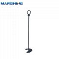 Construction Traction Line Lifting Floor Pole Screw Ground Anchor Earth Drill 2