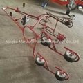 Four Bundle Conductors Overhead Lines Conductor Inspection Trolley Bicycle Cart