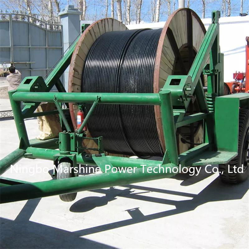 Medium Duty Transport Cable Reel Trailer 3