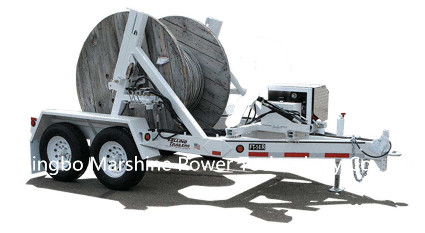 Medium Duty Transport Cable Reel Trailer 4