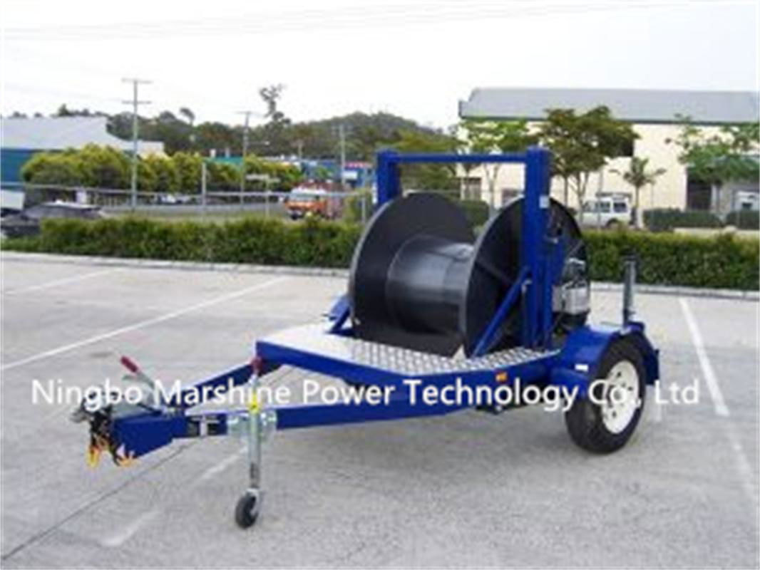 Cable Drum Trailer Electric Engineering Vehicle 3