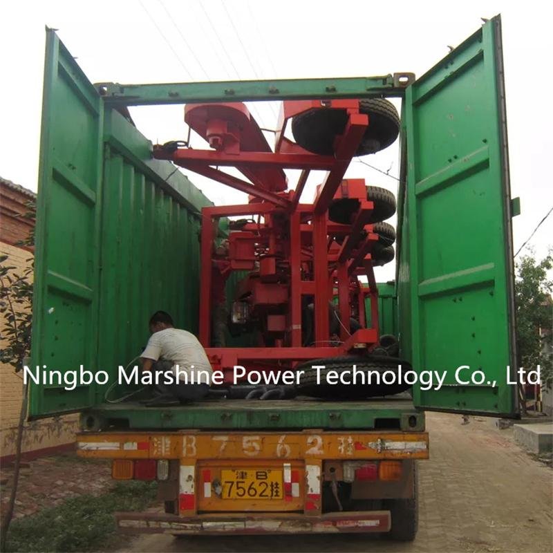 Cable Drum Trailer Electric Engineering Vehicle 4