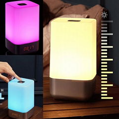 hot sale sunrise simulation natural sound wake up light alarm clock