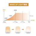 sunset sunrise night light alarm clock wake up light 