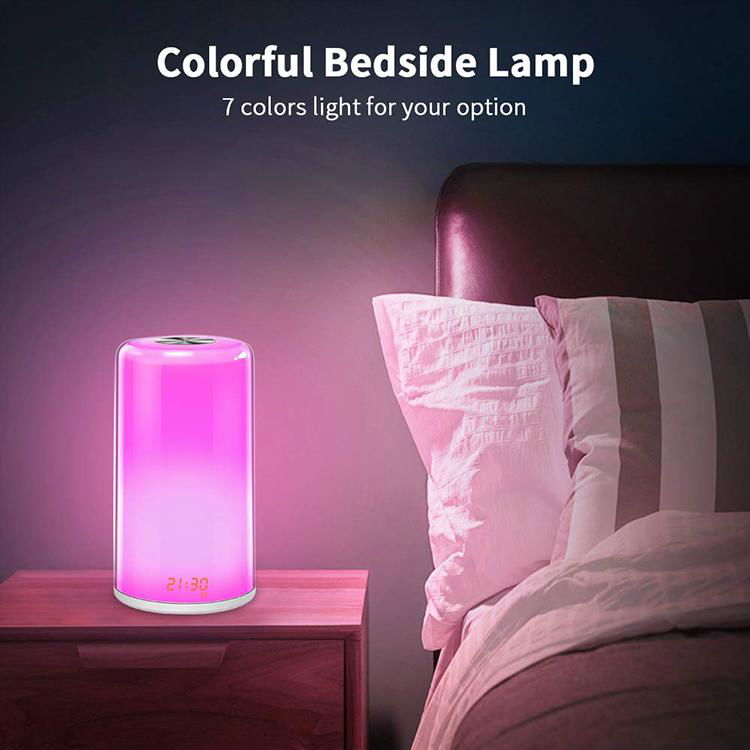 New hot sale sunrise simulation alarm clock wake up light MY06 OEM