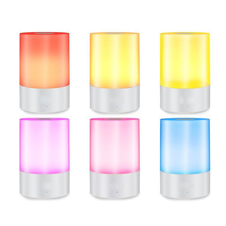 Battery operated USB touch color LED portable night light 2
