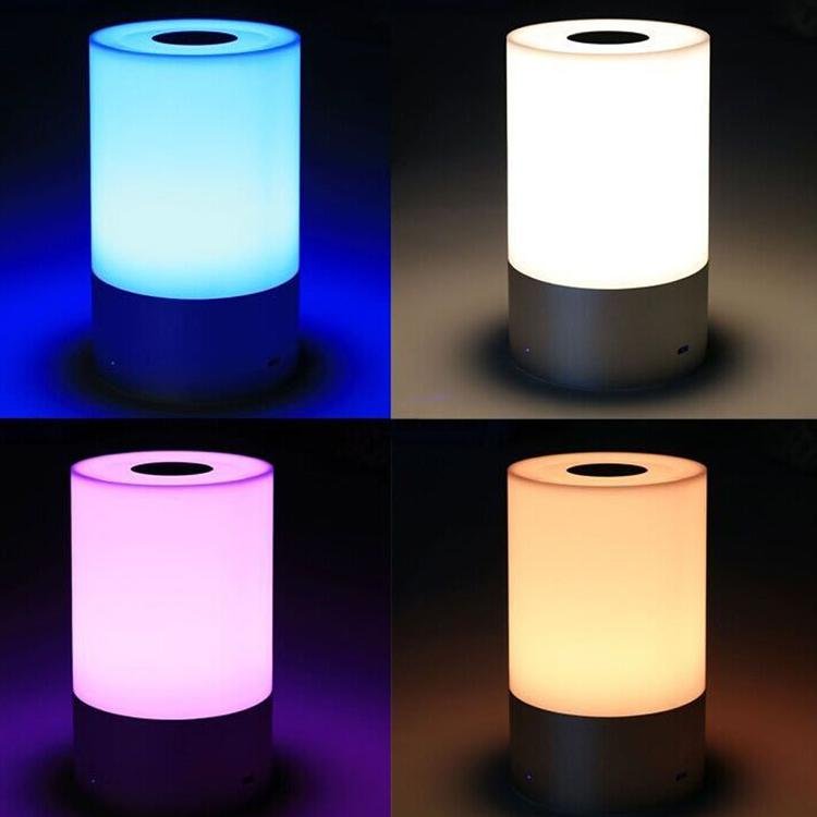 Battery operated USB touch color LED portable night light 3