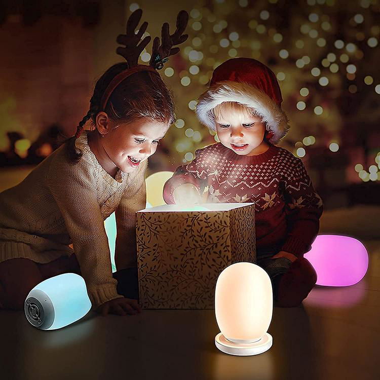 Silicone Touch control 7 color baby child gift LED mini night light  2