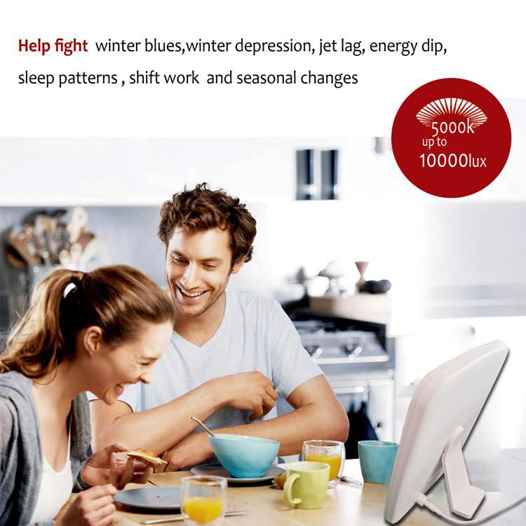 Cheap winter energy happy 10000lux SAD Therapy light 5