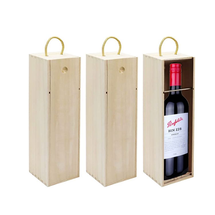 Wooden red wine gift box 5