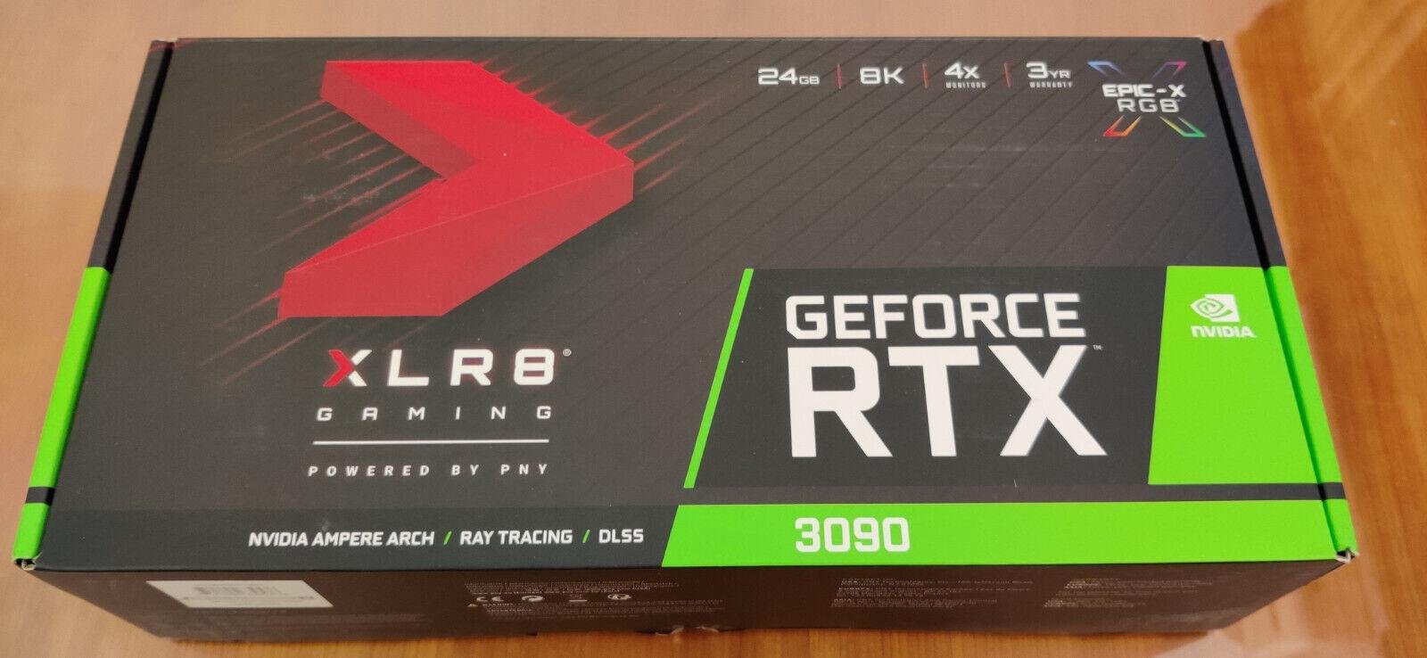 New PNY GeForce RTX 3090 XLR8 Gaming EPIC-X RGB 24GB GDDR6X