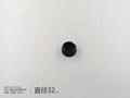 直徑32mm圓形管塞鋼管內塞圓管腳塞封頭塑料堵頭平面內塞 1 1/4inch