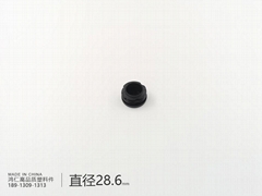 直径28.6mm圆形管塞钢管内塞圆管脚塞封头塑料堵头平面内塞 1 1/8inch