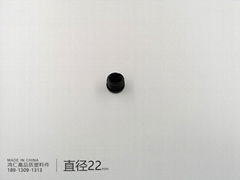 直徑22mm圓形管塞鋼管內塞圓管腳塞封頭塑料堵頭平面內塞 7/8inch