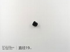 直径19mm圆形管塞钢管内塞圆管脚塞封头塑料堵头平面内塞 3/4inch