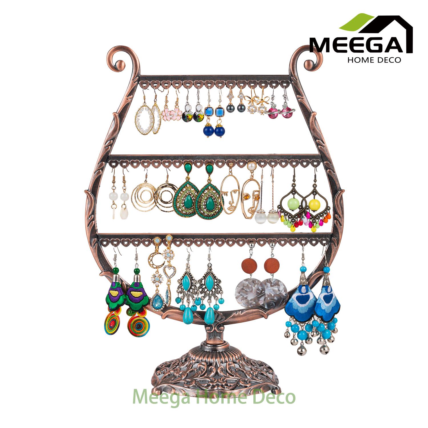 Black Jewelry Display Rack 6 MeegaHomeDeco (China Manufacturer