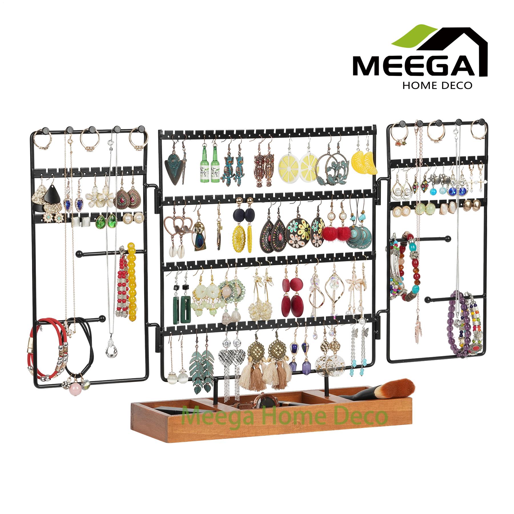 Black Jewelry Display Rack 6 MeegaHomeDeco (China Manufacturer