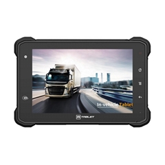VT-7 Pro AHD 7 Inch R   ed Tablet PC with camera system for fleet management