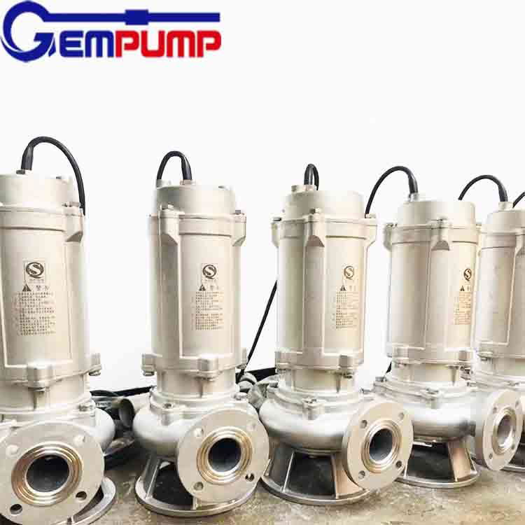 Electric Centrifugal Wq Submersible Irrigation Sewage Submersible Pumps 2