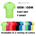 fast dry T-shirt with logo OEM from chinese factory