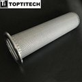 Sintered SUS316L Wire Mesh Filter Tube with Perforated Support Layer