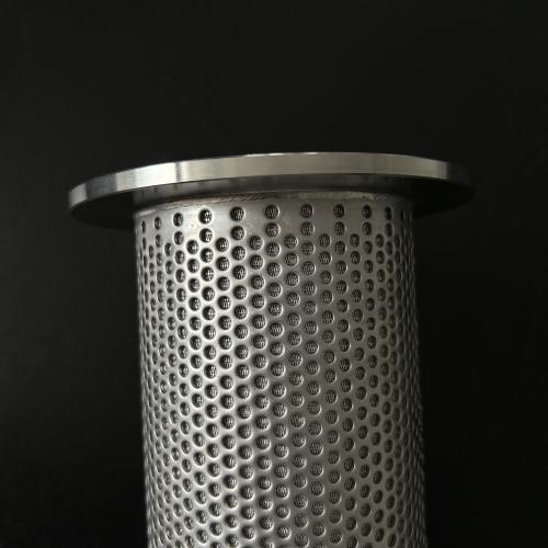 Sintered SUS316L Wire Mesh Filter Tube with Perforated Support Layer 2