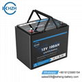 12V 100ah Deep Cycle Power Lifepo4 Lithium Ion Battery Packs for RV Solar System 1