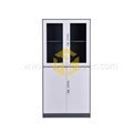 Furnitopper  Narrow Edge Glass Door Bookcase Metal File Cabinet Metal Cabine 2