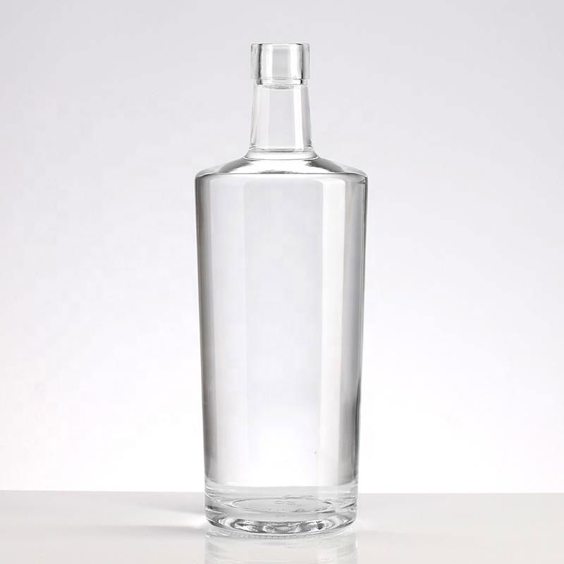 750ml Oval Shape Glass Vodka Bottle        750ml Glass Liquor Bottles Wholesale  2