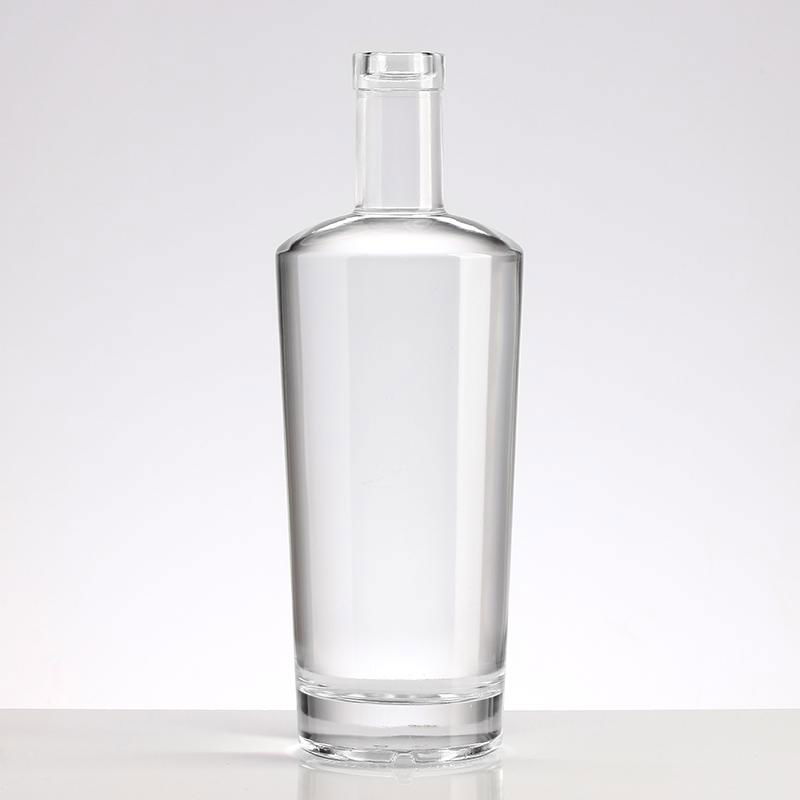 750ml Oval Shape Glass Vodka Bottle        750ml Glass Liquor Bottles Wholesale  3