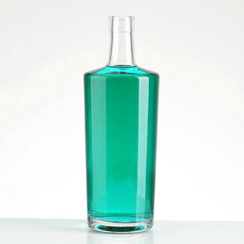 750ml Oval Shape Glass Vodka Bottle        750ml Glass Liquor Bottles Wholesale  4