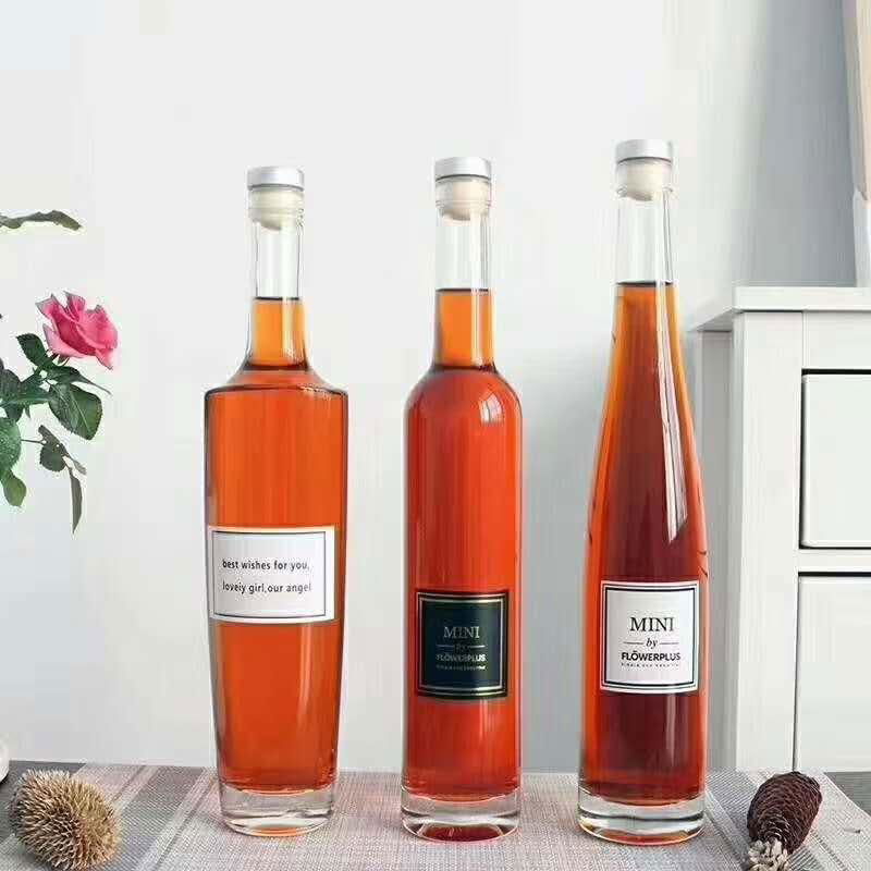 Clear Glass Liquor Bottles       Juice Bottles Wholesaler