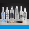 Custom 1Liter Wine Liquor 750ml Glass