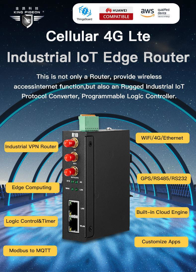 Modbus gateway rs485 to wifi R10