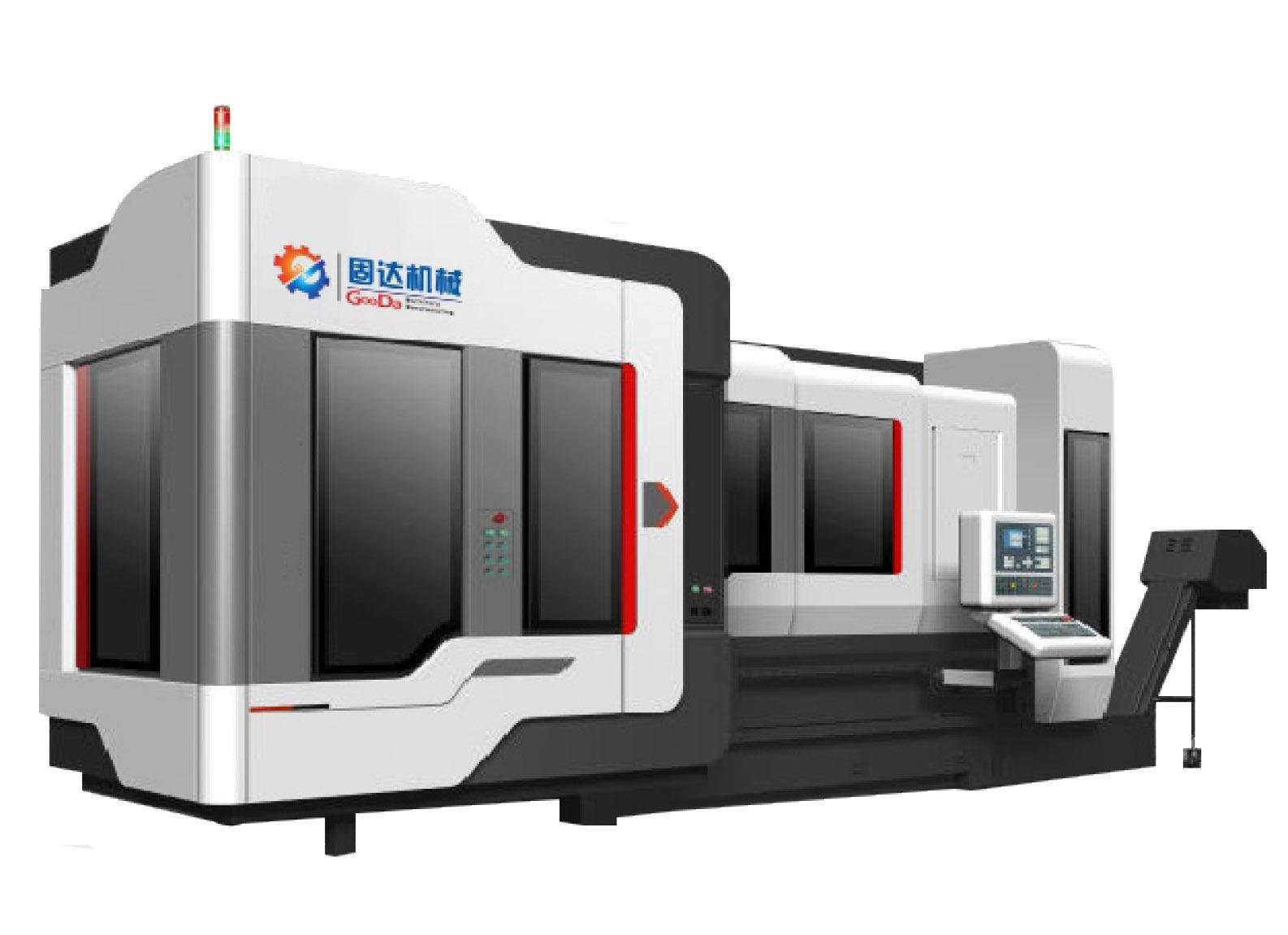 CNC 5-AXIS TURNING AND MILLING COMPOUND MACHINING CENTER 