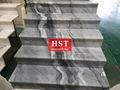 White Polished Surface Stair Board