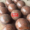 Red Granite Natural Stone Car-Blocking Stone