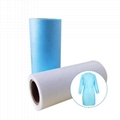 High Quality PE Laminated PP Nonwovn for Disposable Gown 2