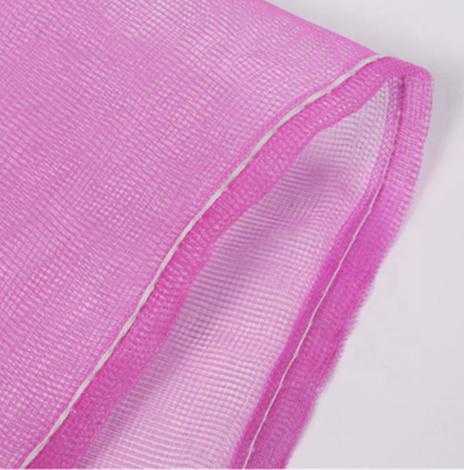 Leno mono tape wire net bag 53*86 pink color L sewing onion sack 4