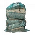 50kg Strong Mesh Bag Packing Firewood With Rope Tubular Firewood Mesh B