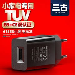 欧规5V1A usb充电器 型号SG-0501000AE MOQ 100PCS