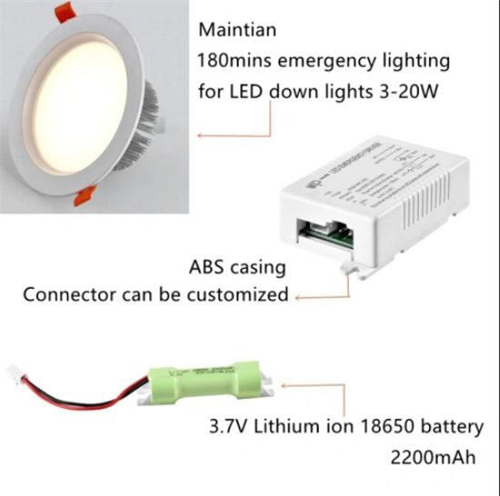 AC85-265V LED emergency downlights