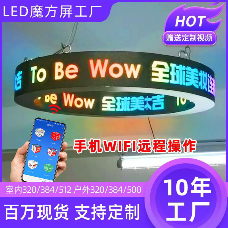 LED ring display